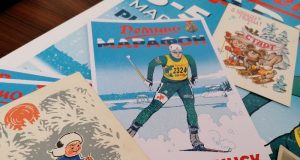 В свет вышел первый коллекционный плакат Деминского лыжного марафона