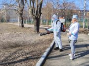 В преддверии майских праздников в Рыбинске и районе начали обработку территорий от клещей