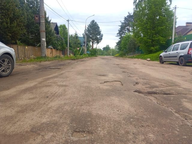 На левом берегу Волги в Рыбинске отремонтируют важный участок дороги