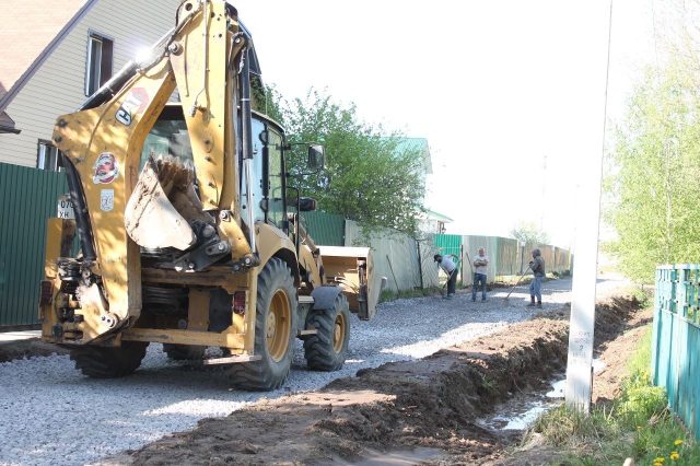 В Рыбинском районе активно делают дороги в населенных пунктах