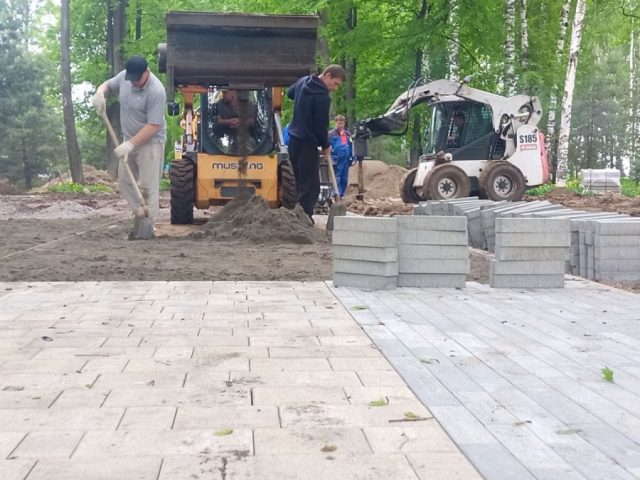 Благоустройство Волжского парка началось