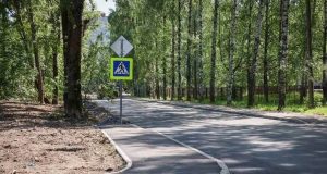 В Больничном городке Рыбинска завершают ремонт дороги