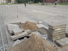 Фонтан на площади Дерунова должны отремонтировать к середине июня