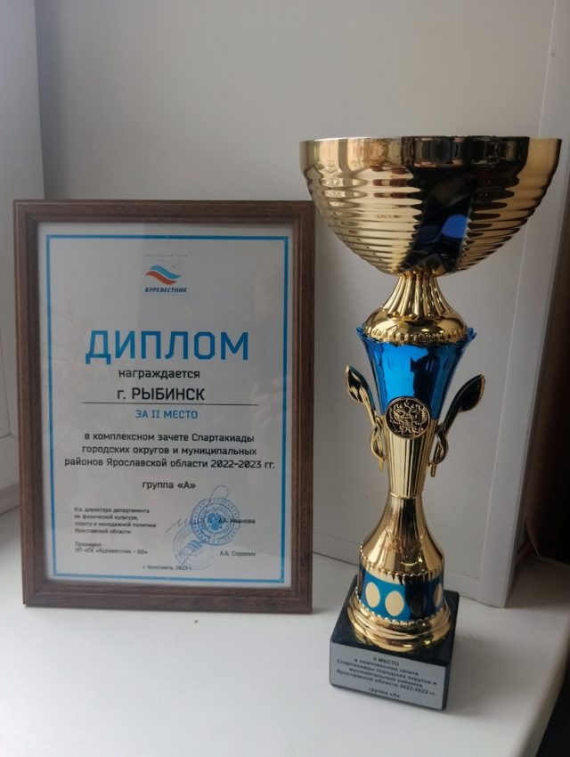 Рыбинская команда стала вице-чемпионом Спартакиады Ярославской области
