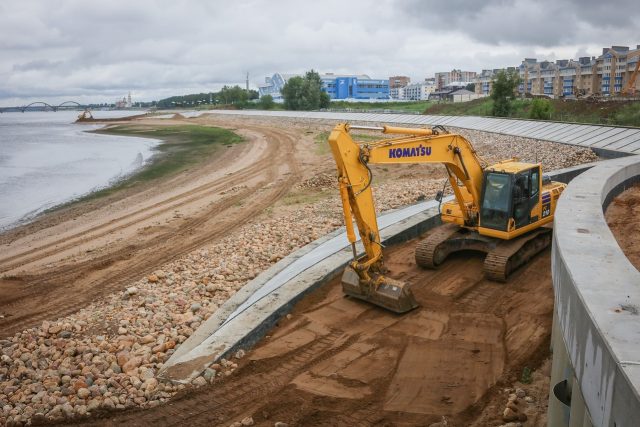 Берегоукрепление от «Полета» до «Вымпела» выходит на финишный этап