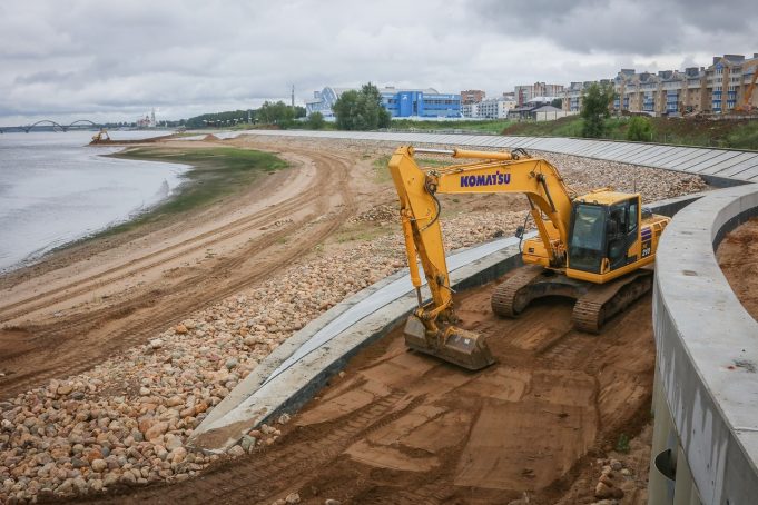 Берегоукрепление от «Полета» до «Вымпела» выходит на финишный этап