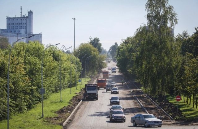 В Рыбинске ремонтируют дорогу на улице Орджоникидзе