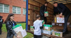 Для детей Донбасса из Рыбинска доставят канцелярские товары