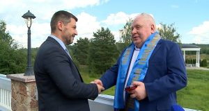 Виктору Тырышкину вручили знак «Почетного гражданина города Рыбинска»