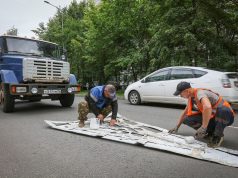 В Рыбинске обновляют дорожную разметку к 1 сентября