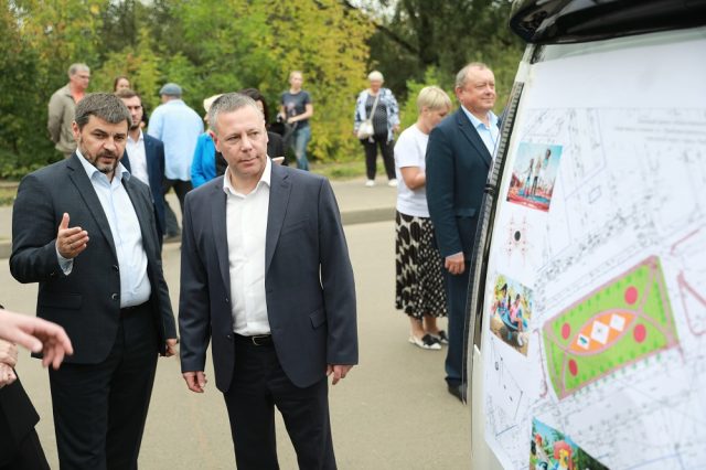 Благоустройство общественных территорий в Рыбинске: Михаил Евраев дал свою оценку каждому объекту