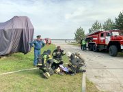 В Рыбинске тушили условный пожар на судостроительном заводе