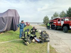 В Рыбинске тушили условный пожар на судостроительном заводе