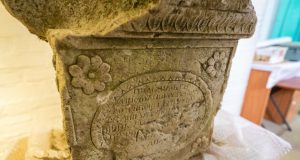 В Казани нашли надгробие рыбинского крестьянина ХIХ века