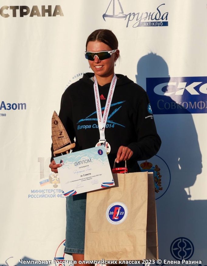Рыбинская яхтсменка завоевала серебро Чемпионата России