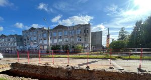 Работы на улице Радищева возобновились