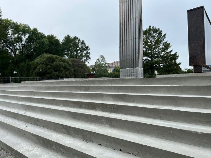 Работы на мемориале «Огонь Славы» вышли на финишную прямую