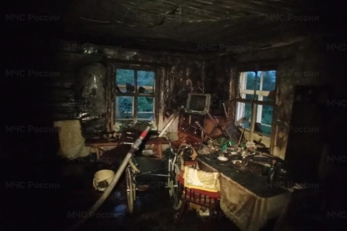 В Рыбинском районе при пожаре погиб 65-летний мужчина