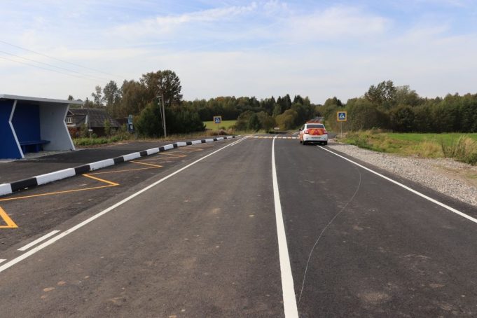 Завершился ремонт дороги Рыбинск — Арефино