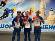 В Рыбинске прошло первенство города по шорт треку