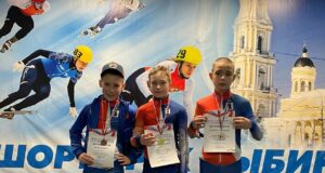 В Рыбинске прошло первенство города по шорт треку