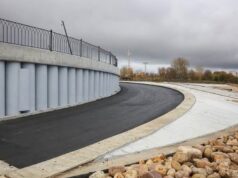 Берегоукрепление в районе ДС «Полет» практически завершено