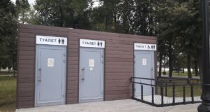 До начала зимы в Волжском парке должен появиться второй туалет