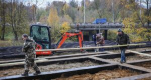 На Бульварной начали собирать кафе