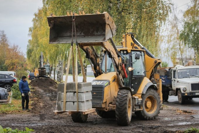 В Рыбинске на улице Серова выложат плитку