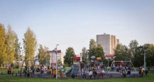 Что появится на новой спортивной площадке в Волочаевском парке