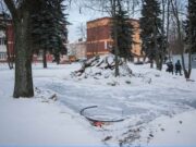 В Волжском парке приступили к обустройству еще одного туалета