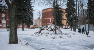 В Волжском парке приступили к обустройству еще одного туалета