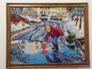 В ДК «Волжский» открывается рождественская выставка шерстяной живописи