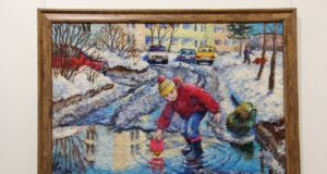 В ДК «Волжский» открывается рождественская выставка шерстяной живописи