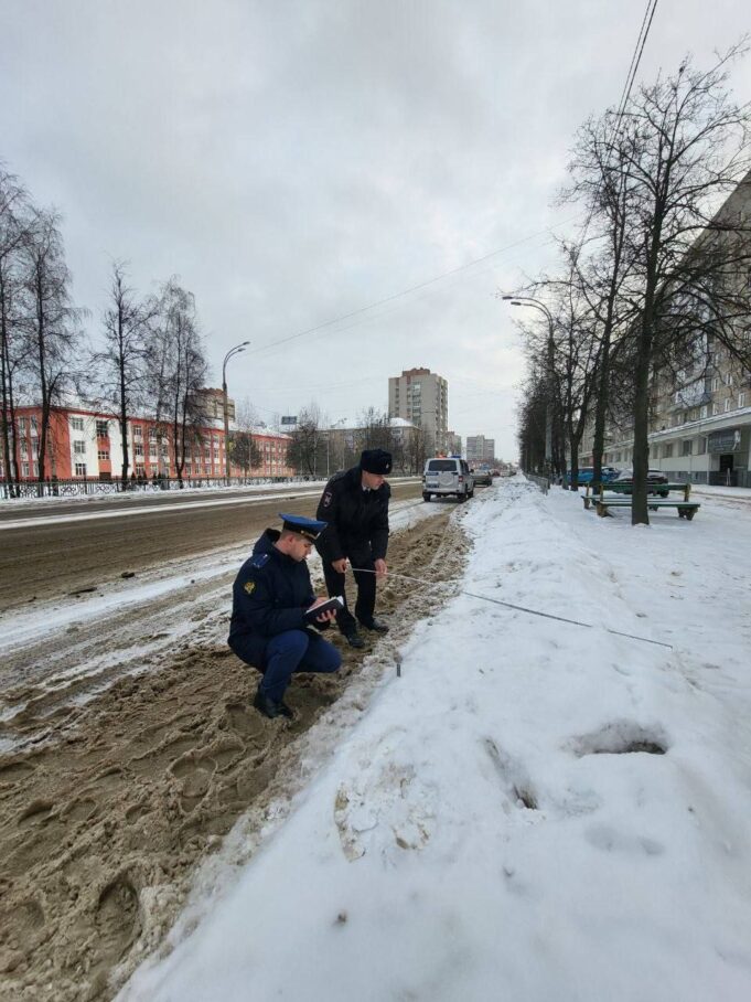 Рыбинская прокуратура зафиксировала нарушения зимней уборки городских дорог