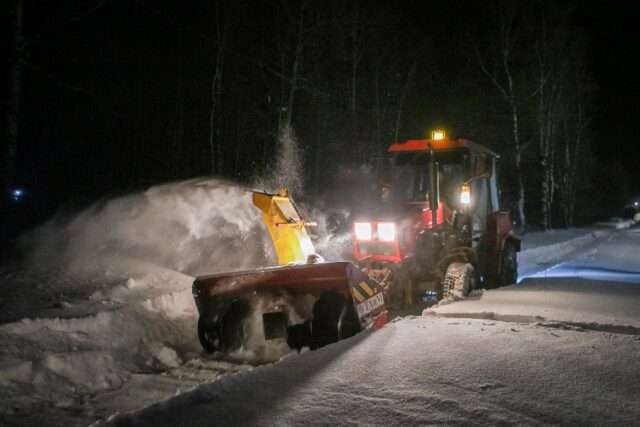 За неделю с улиц Рыбинска вывезли 15 тысяч кубометров снега