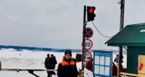 Ледовая переправа Глебово-Сменцево снова открыта