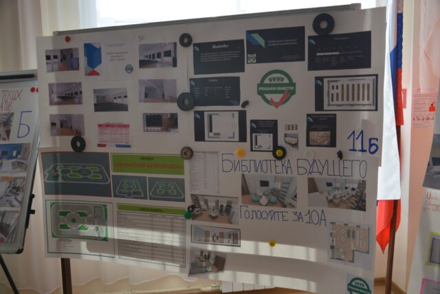 В школе №10 старшеклассники подготовили семь проектов преобразования учебных пространств