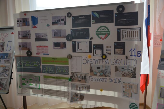 В школе №10 старшеклассники подготовили семь проектов преобразования учебных пространств