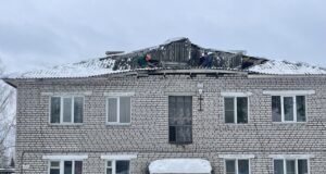 В многоквартирном доме под Рыбинском обвалилась крыша