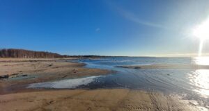 На Рыбинском водохранилище началось половодье