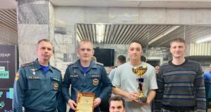 В Рыбинске прошли соревнования по плаванию среди пожарных подразделений памяти Александра Фролова