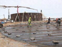 Михаил Евраев проверил ход строительства очистных сооружений канализации в Ростове