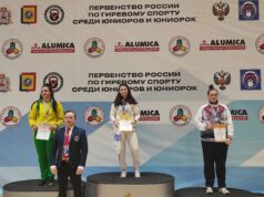 Рыбинская гиревичка завоевала золото юниорского чемпионата России