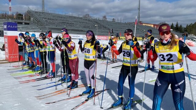 В Рыбинске прошло первенство СШОР №4 по лыжным гонкам