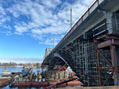 С 1 апреля мост через Волгу закроют на восемь ночных смен