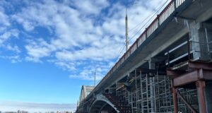 С 1 апреля мост через Волгу закроют на восемь ночных смен