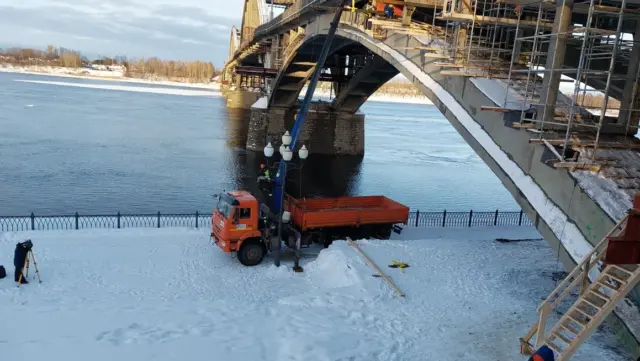 Волжский мост в Рыбинске закроют на 5 ночных смен