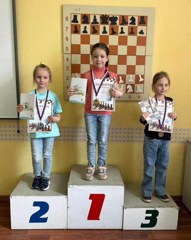 В Рыбинске прошло первенство города по шахматам среди дошкольников