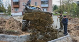 В Рыбинске приступили к ремонту дворов